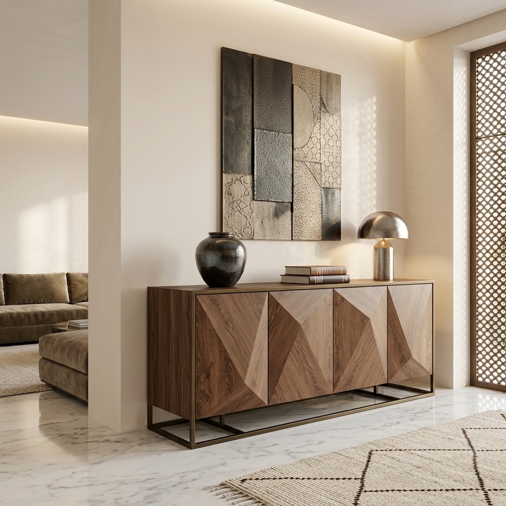 Buffet bois sur mesure Maroc