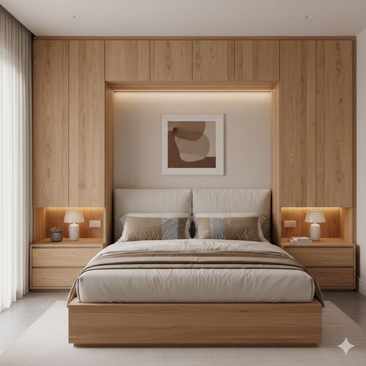 Tête de lit bois sur mesure Maroc