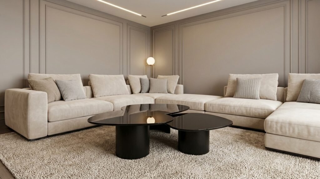 Table Basse en Bois Sur Mesure au Maroc : Guide Complet 2026 modern living room coffee table 20260917215556