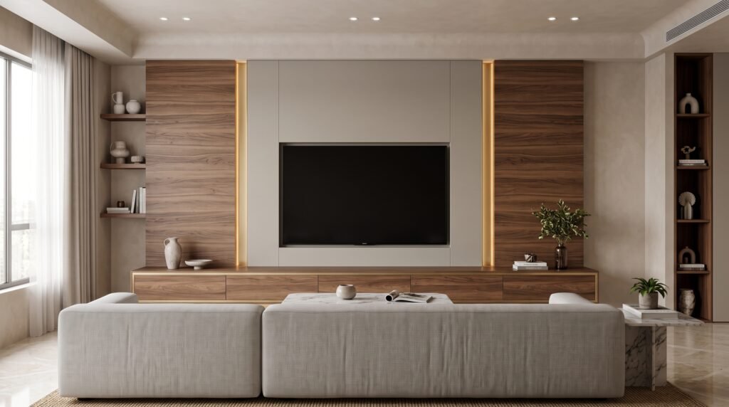 Comment choisir son menuisier au Maroc : 10 questions à poser avant de signer un devis modern living room interior render 2k 20260929235042